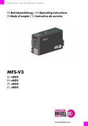 Abicor Binzel eBOX MFS-V3 Operating Instructions Manual