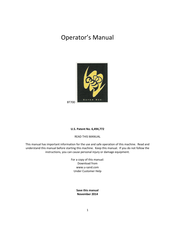 USand BT700 Operator's Manual
