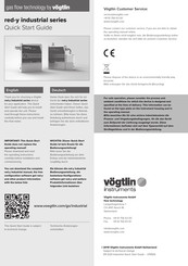 Vogtlin red-y industrial Series Quick Start Manual