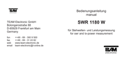 Team SWR 1180 W Manual