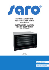 saro RIMINI Instruction Manual