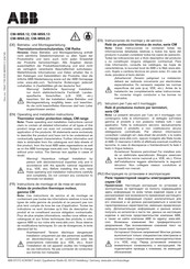 ABB CM-MSS.13 Operating And Installation Instructions