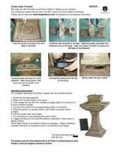 Angelo Decor AD93378 Operating Instructions