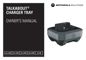 Motorola Talkabout Charger Tray Owner's Manual