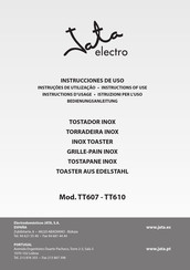 Jata electro TT610 Instructions Of Use