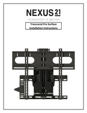 Nexus 21 Transcend Pro Surface Installation Instructions Manual