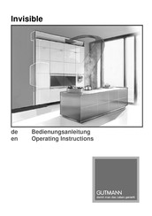 GUTMANN Invisible Operating Instructions Manual