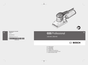 Bosch GSS Professional 280 AVE Original Instructions Manual