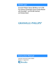 Granville-Phillips Micro-Ion DeviceNet 390610 Series Instruction Manual