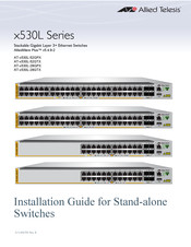 Allied Telesis AT-x530L-28GPX Installation Manual