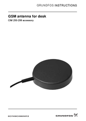 Grundfos GSM antenna for desk Instructions Manual