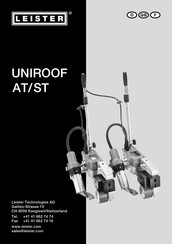 Leister UNIROOF AT Operating Instructions Manual