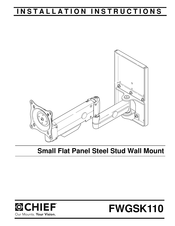 CHIEF FWGSK110 Installation Instructions Manual