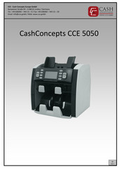 CashConcepts CCE 5050 Manual