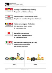 PAW RHT Series Installation And Operation Instructions Manual