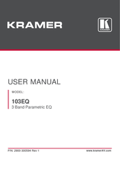 Kramer 103EQ User Manual