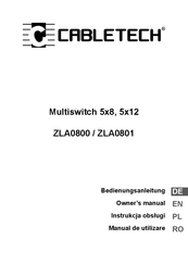 Cabletech ZLA0800 Owner's Manual