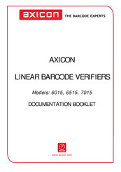 Axicon 6515 Documentation Booklet