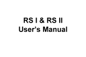 Ecoglider RS I User Manual