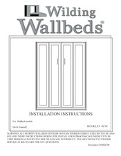 Wilding Wallbeds C90 Installation Instructions Manual