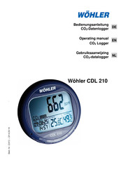 Wohler CDL 210 Operating Manual