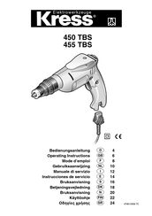KRESS 455 TBS Operating Instructions Manual
