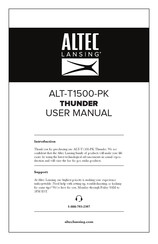 Altec Lansing ALT-T1500-PK Thunder User Manual