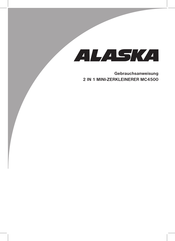 ALASKA MC4500 Instruction Manual