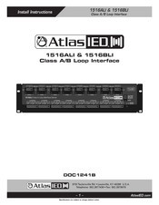 AtlasIED 1516BLI Install Instructions Manual