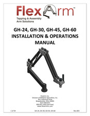 FlexArm GH-45 Installation & Operation Manual