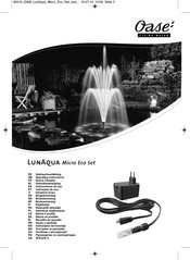 Oase LunAqua Micro Eco Set Operating Instructions Manual