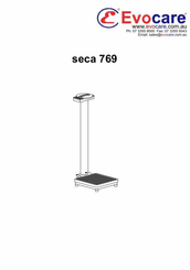 Evocare seca 769 Manual