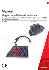 GRAUPNER Kingpad mc-edition Series Manual