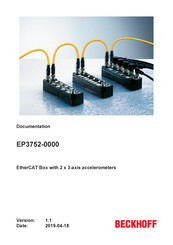 Beckhoff EtherCAT EP3752-0000 Manual
