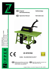 Zipper Mowers ZI-RTS700 Operation Manual