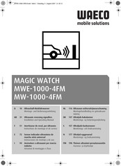 Waeco MAGIC WATCH MW-1000-4FM Installation And Operating Manual