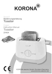 Korona 21404 Instruction Manual