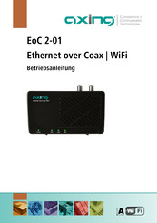 axing EoC 2-01 Premium Line Operation Instructions Manual