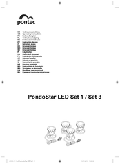 Pontec PondoStar LED Set 1 Operating Instructions Manual