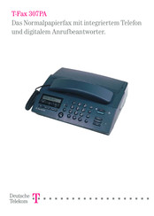 Deutsche Telekom T-Fax 307PA Installation Manual