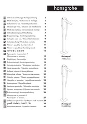 Hans Grohe Metropol Series Instructions For Use/Assembly Instructions