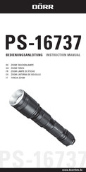 Dorr PS-16737 Instruction Manual