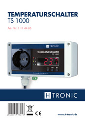 H-Tronic TS 1000 Manual