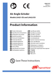 Ingersoll-Rand LA422-EU Product Information