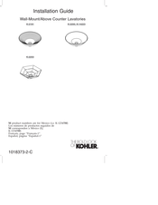 Kohler K-14223 Installation Manual