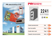 PR electronics 2241 Manual