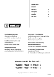 Vetus FTL5110 Installation Instructions And Owner's Manual