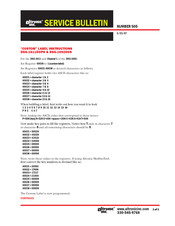 altronic DSG-1611DUPS Service Bulletin