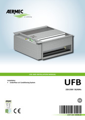 AERMEC UFB Series Use And Installation  Manual