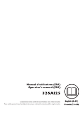 Husqvarna 326AI25 Operator's Manual